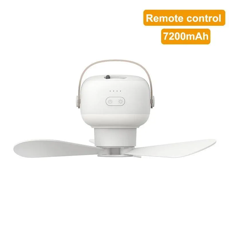 Portable USB Camping Fan with Remote Control: Cool Anywhere, 4 Speeds, Battery Operated