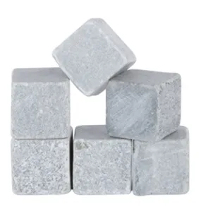 "Glacier Rocks" Soapstone Cubes (Set of 6)