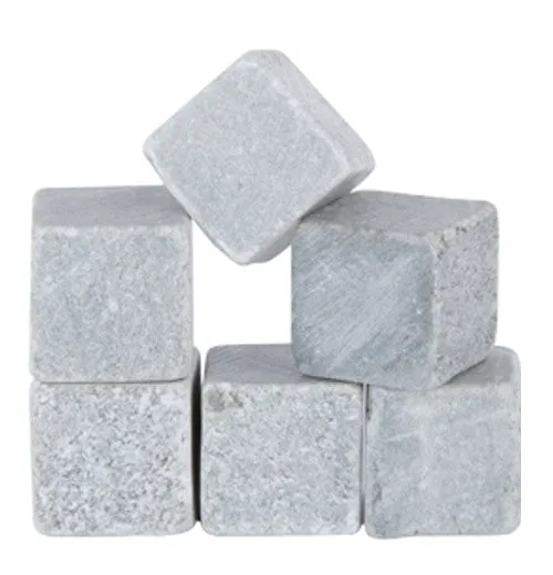 "Glacier Rocks" Soapstone Cubes (Set of 6)