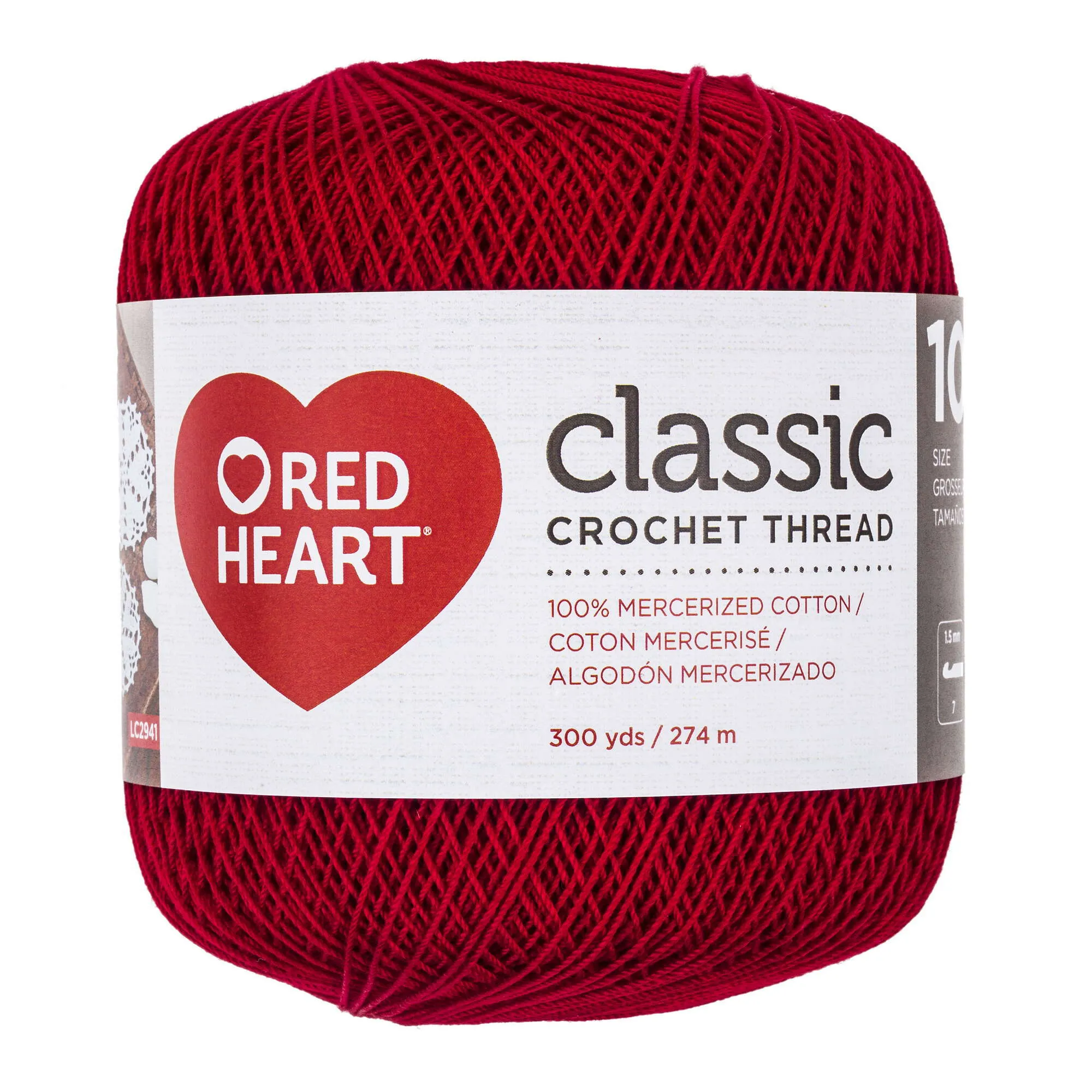 Red Heart Classic Crochet Thread Size 10