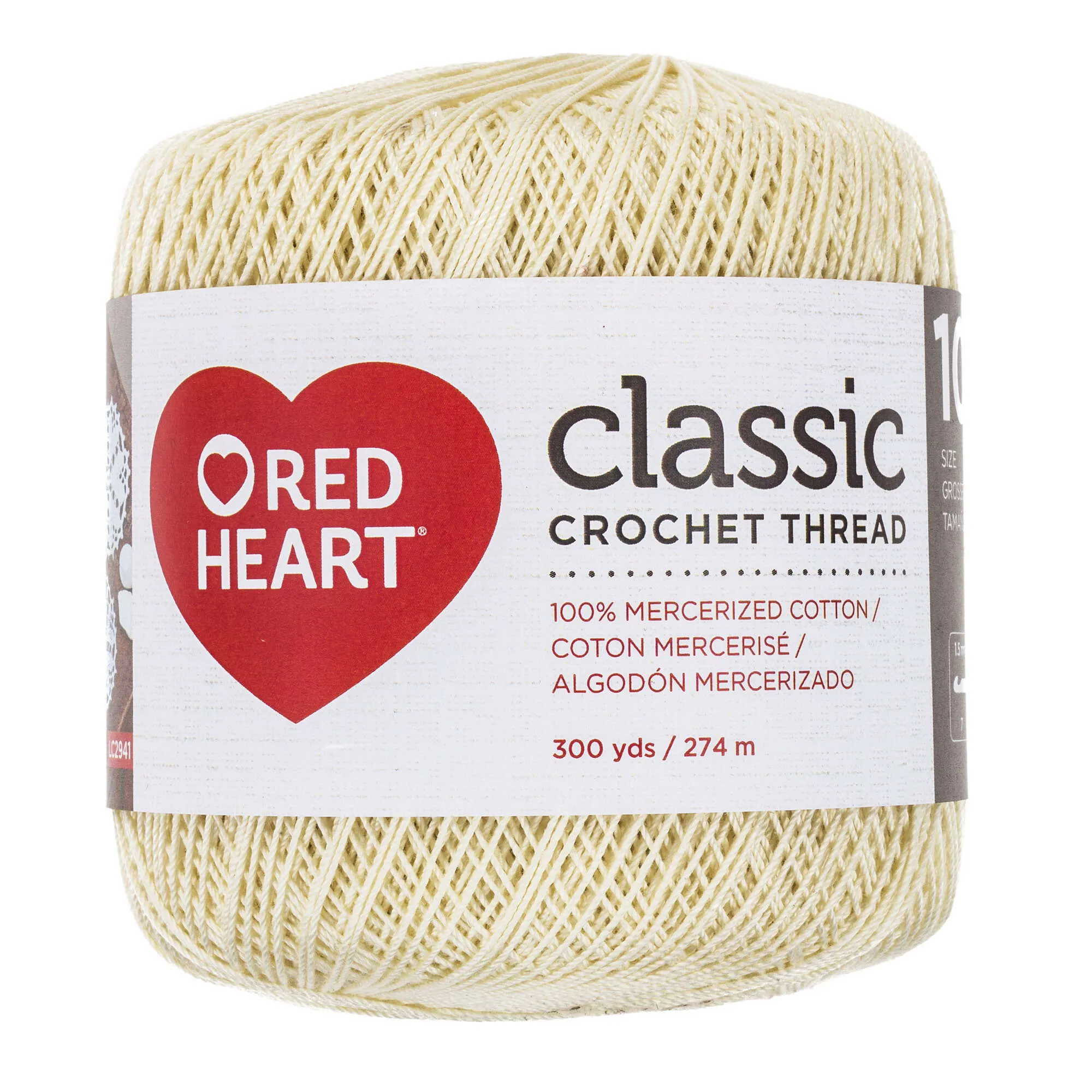 Red Heart Classic Crochet Thread Size 10