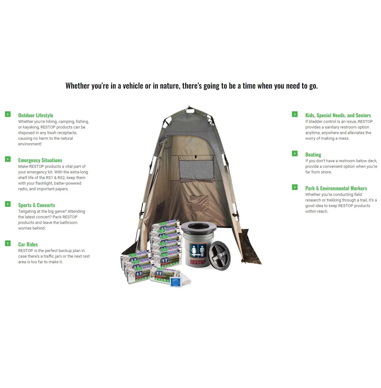 Restop Portable Commode with Bags