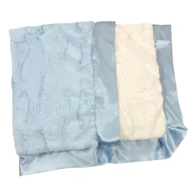Rockin' Royalty Classic Cuddle Blanket (34"x34") / Baby Blue