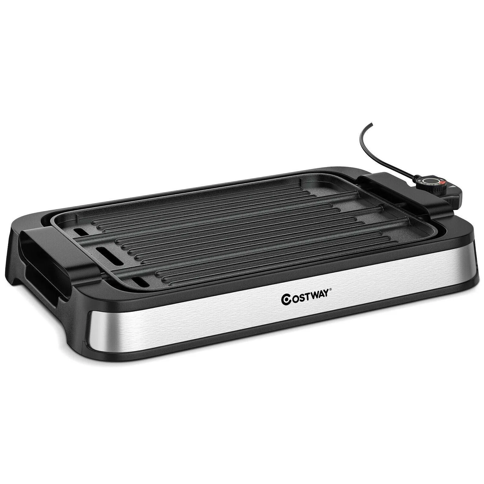 Smokeless Indoor Grill EP24926US,Electric Griddle with Non-stick Cooking Plate,1500W