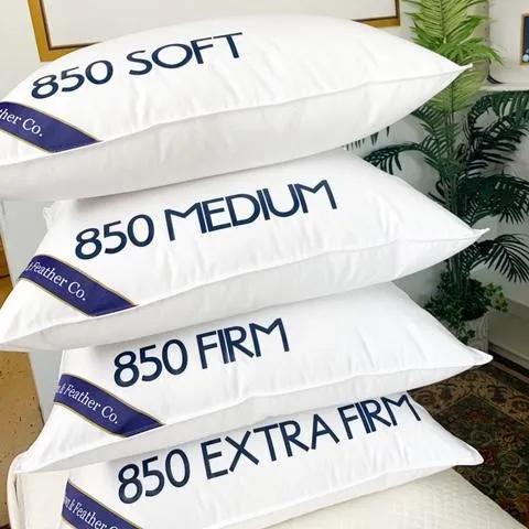 Snuggle Soft 850 Fill Power Goose Down Pillows