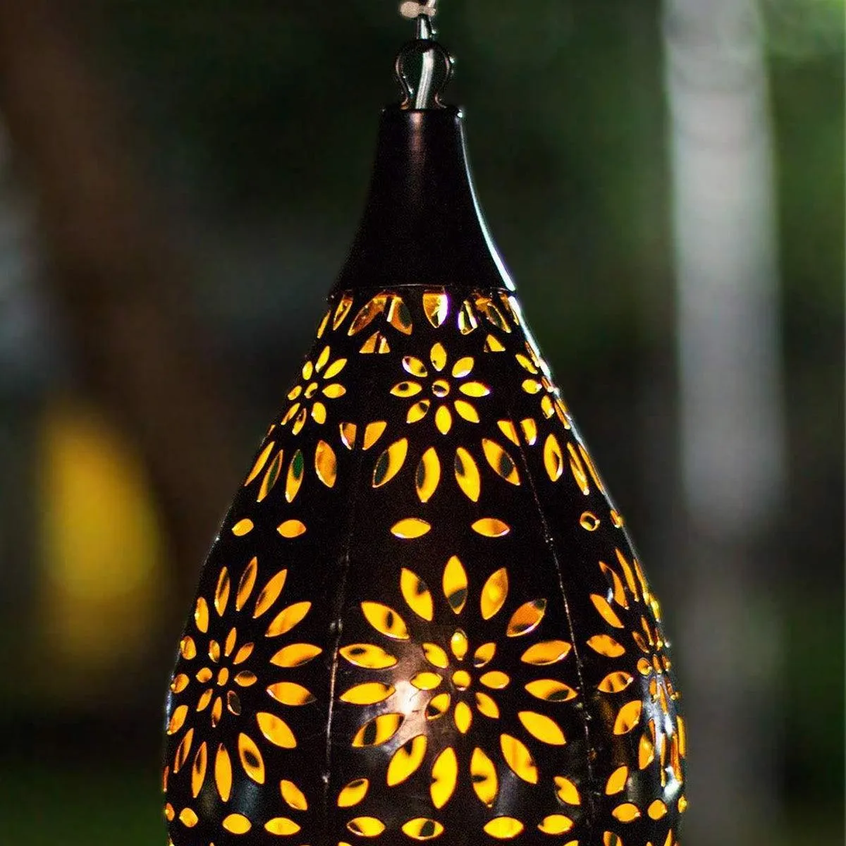 Solar Led Metal Garden Light | Solar Moroccan Garden Light