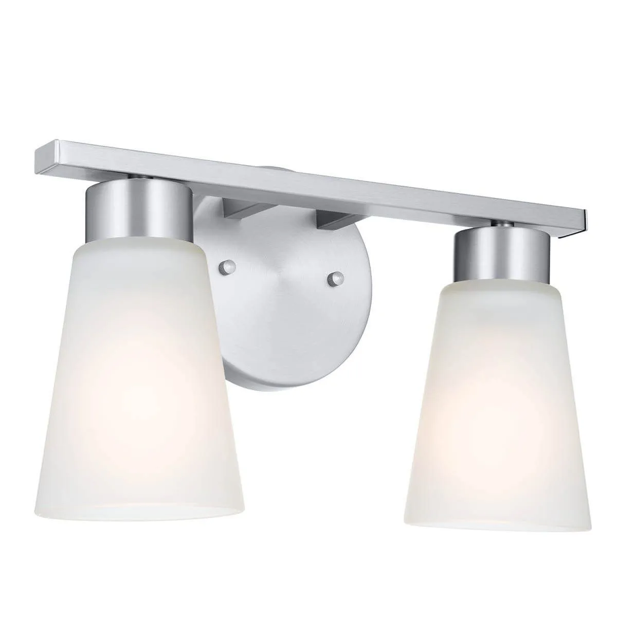 Stamos 13 in. 2 Lights Vanity Light Brushed Nickel finish