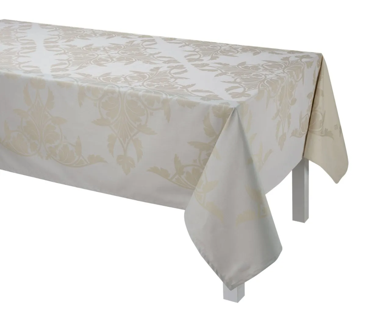 Syracuse Enduit Coated Table Linens in Beige