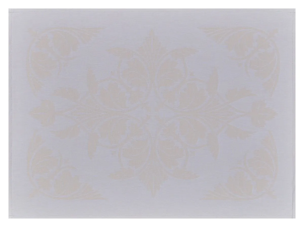 Syracuse Enduit Coated Table Linens in Beige
