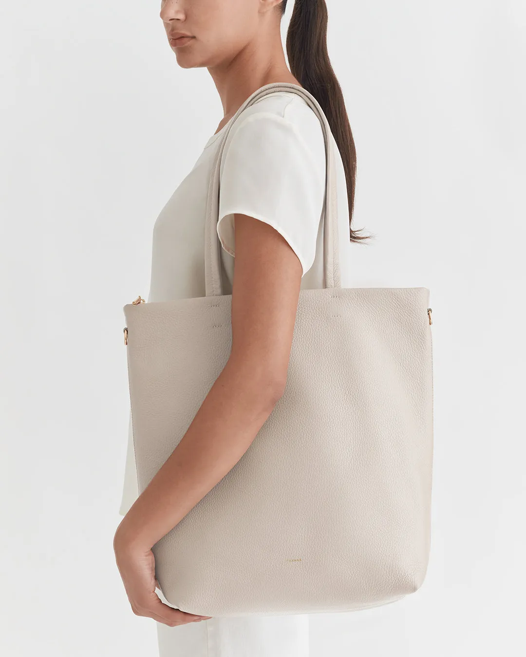Tall Easy Zipper Tote