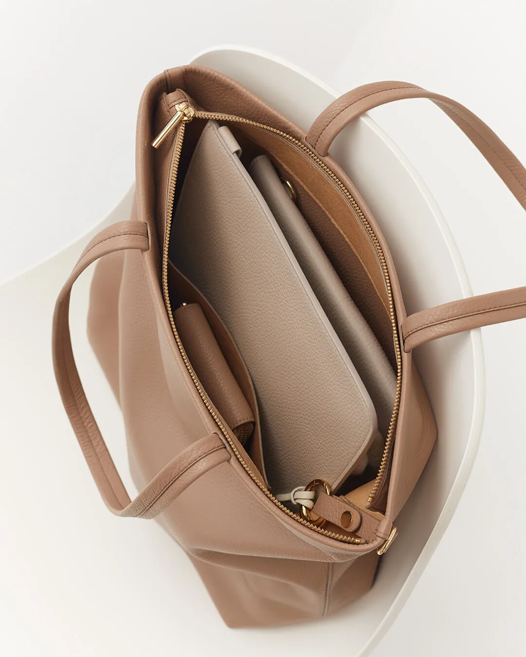 Tall Easy Zipper Tote