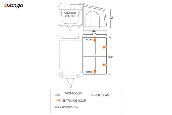 Vango Balletto Air 390 Elements ProShield