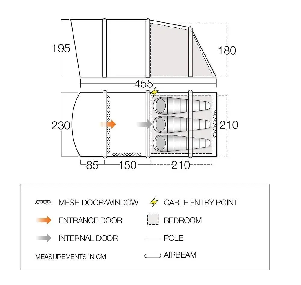 Vango Harris Air TC 350 Cloud Grey