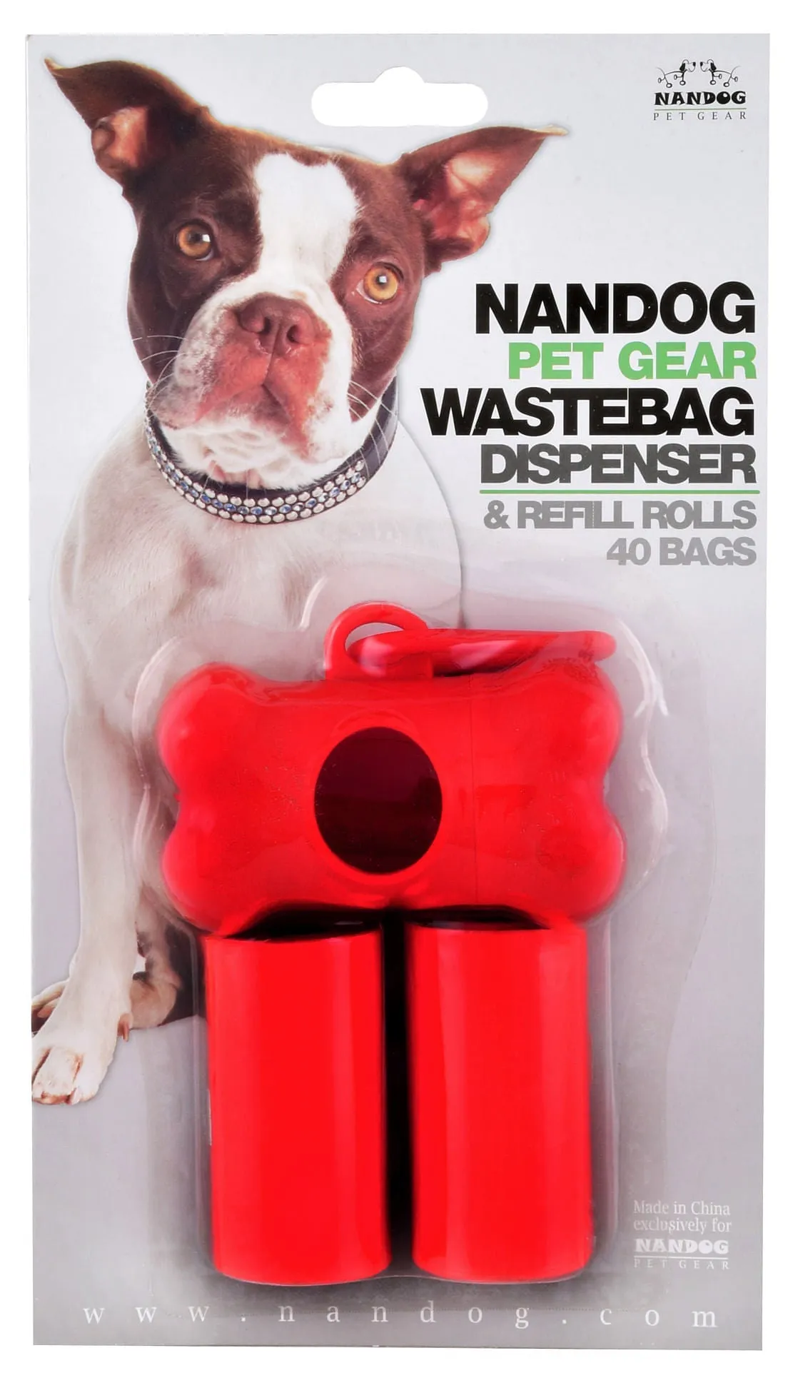 Waste Bag Dispenser with 40 Bags