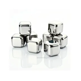 Whiskey Stones Stainless Steel Cubes (Set of 6)